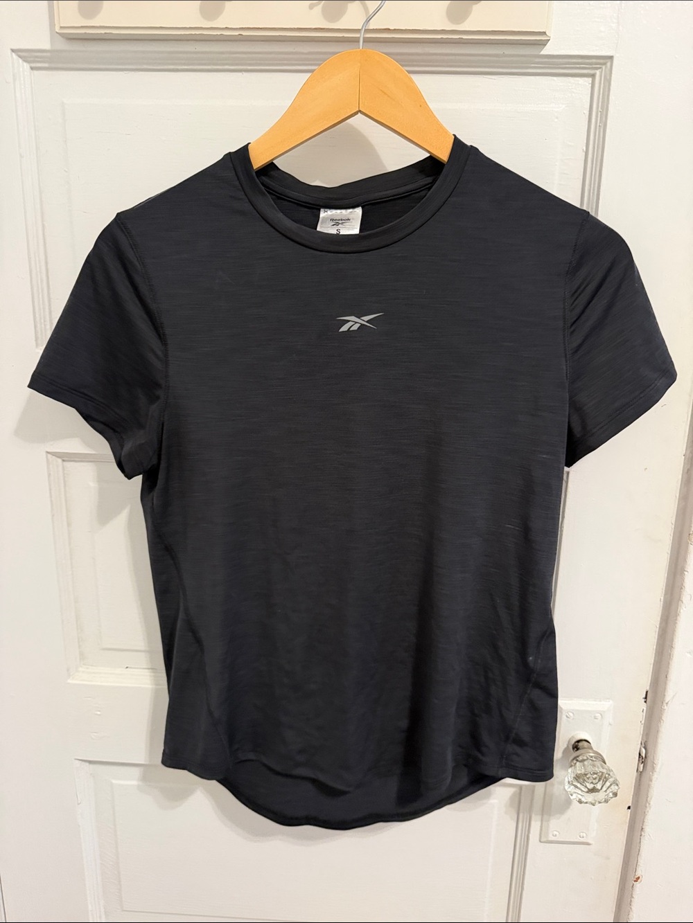 Reebok Black Short Sleeve Crew Neck Athletic Tee - Women's